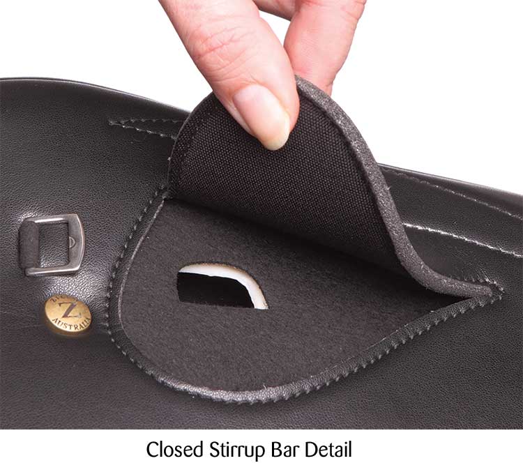 Exercise Saddle - Full Tree with Closed Stirrup Bar