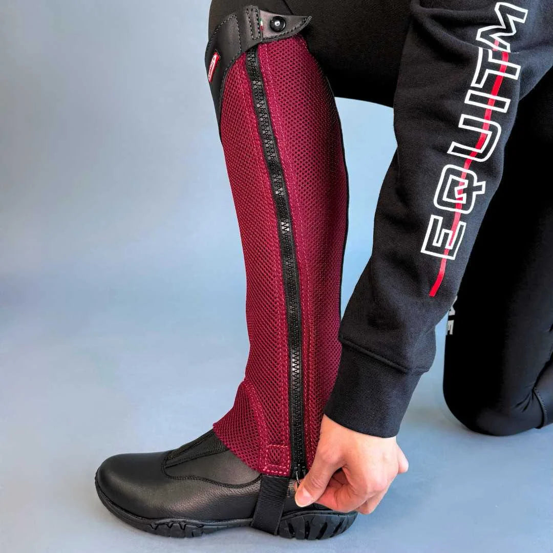 NEW! Equitime BreathX Endurance Half Chaps breathable